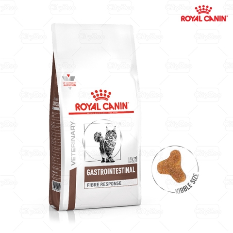 Hạt GASTROINTESTINAL/FIBRE RESPONSE ROYAL CANIN tiêu hóa <tiêu chảy/táo bón> cho Mèo 2KG