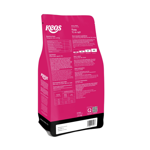 Hạt Keos Tuna Mèo mọi độ tuổi vị Cá Ngừ