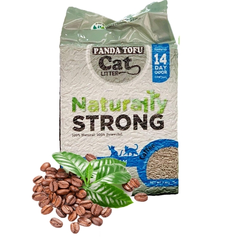 Cát đậu nành Panda Tofu Naturally Strong 7L|2.4kg