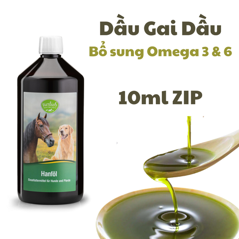 Dầu gai dầu Hanfol Tierlieb bổ sung Omega 3 & Omega 6