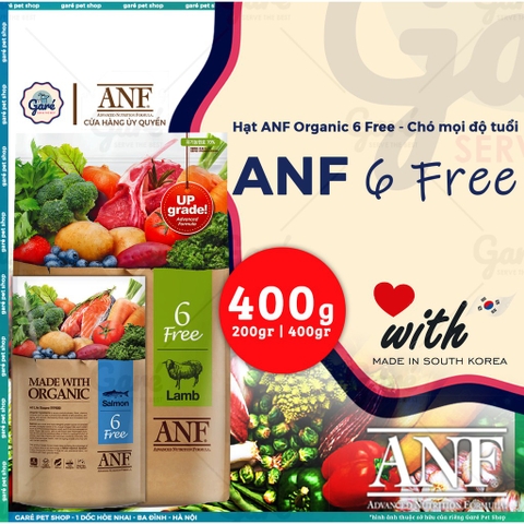 Hạt ANF cho Chó mọi giống 6 FREE ORGANIC 400gr