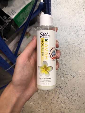 473ml - Sữa tắm SPA Lavish TropiClean  dưỡng lông thiên nhiên cho Chó và Mèo- TropiClean SPA Lavish Shampoo