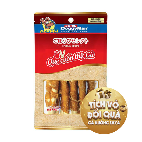 Que cuốn thịt gà 10 cây DoggyMan