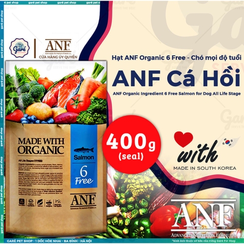Hạt ANF cho Chó mọi giống 6 FREE ORGANIC 400gr