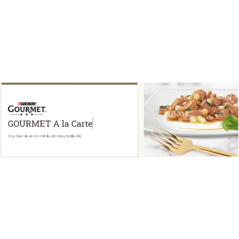 Pate Gourmet A la Carte Mèo 85gr