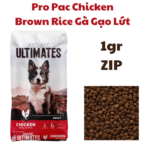 Hạt Pro Pac Ultimates Chicken & Brown Rice Chó