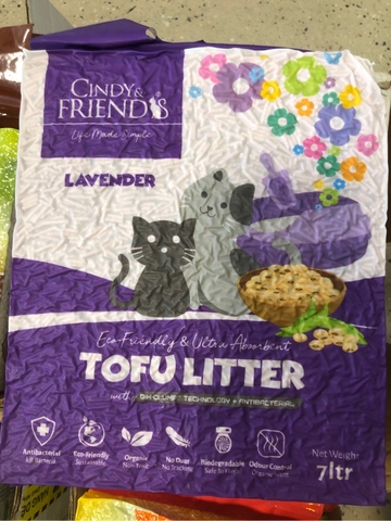 7L Cát đậu Cindy & Friend hạt dài cho mèo