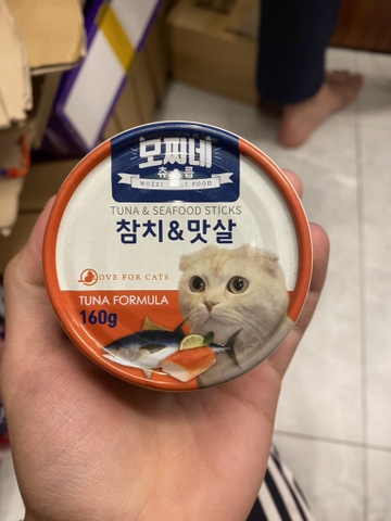 160gr - Lon Pate Mozzi Cat cho mèo