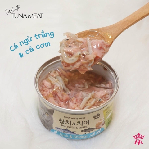 Pate Meowow - THỊT HỘP CHO MÈO TUNA WHITE MEAT