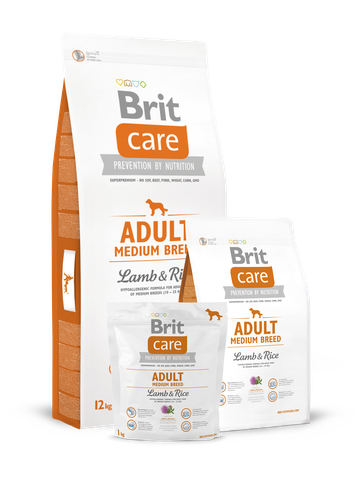 Hạt BRIT Care DOG HYPOALLERGENIC ADULT MEDIUM BREED cho Chó trưởng thành giống nhỡ