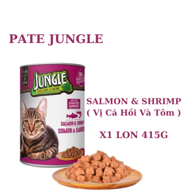 Lon 415gr - Pate Jungle cho mèo