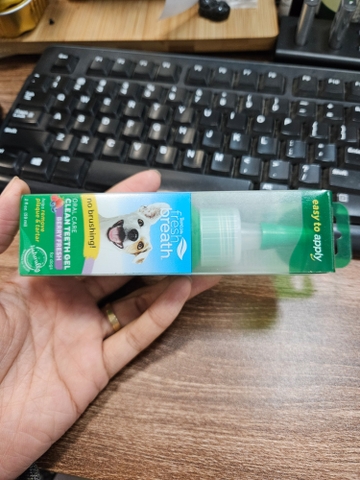 For Dog Clean Teeth Gel Berry Fresh - Gel Tropiclean Fresh Breath chăm sóc răng miệng cho Chó Vị Dâu