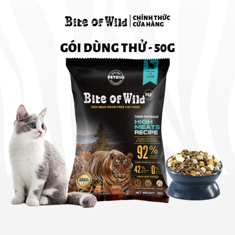 Hạt Bite Of Wild P42 3 loại topping cho Mèo mọi độ tuổi