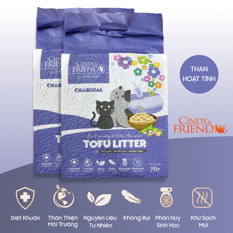7L Cát đậu Cindy & Friend hạt dài cho mèo
