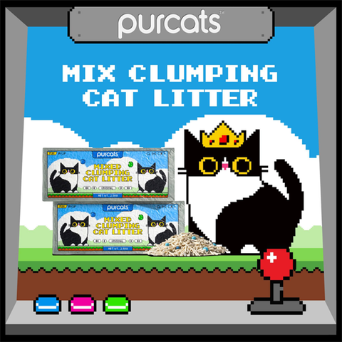 Cát đậu Purcats Mix Clumping 5in1 6L