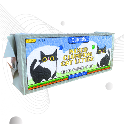 Cát đậu Purcats Mix Clumping 5in1 6L