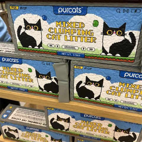 Cát đậu Purcats Mix Clumping 5in1 6L