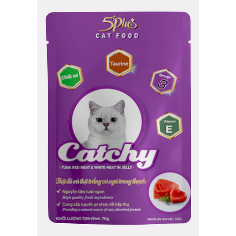 70g - Gói Pate Catchy 5Plus