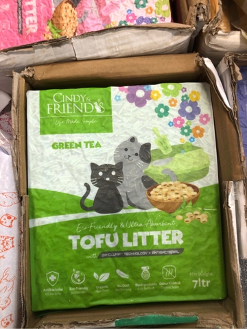 7L Cát đậu Cindy & Friend hạt dài cho mèo
