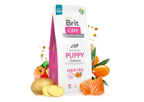 Hạt BRIT Care DOG GRAIN-FREE PUPPY Salmon cho Chó con
