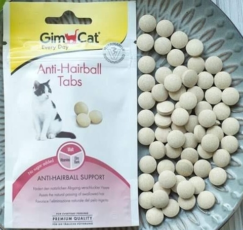 Malt Tabs Gimcat - Snack dạng viên hỗ trợ tiêu búi lông
