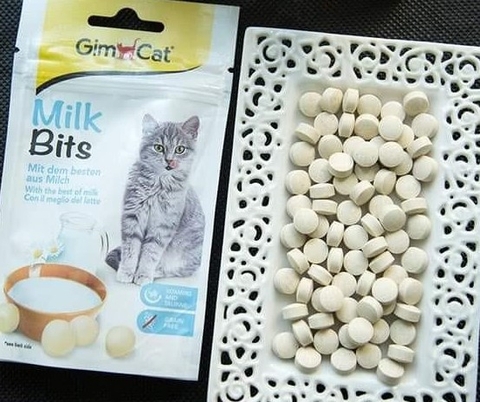Milk Bits Tabs Gimcat - Snack dạng viên vị sữa thơm ngon