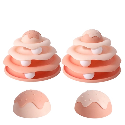 Đồ chơi bóng 3 tầng cho Mèo