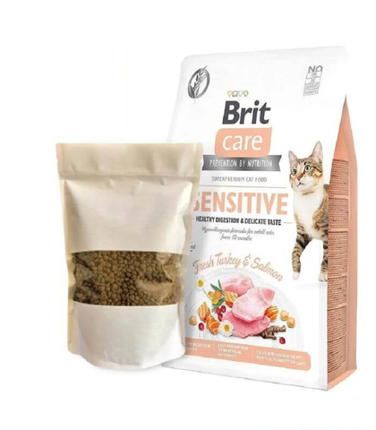 Hạt Brit Care Cat SENSITIVE HEALTHY DIGESTION & DELICATE Grain-Free cho Mèo