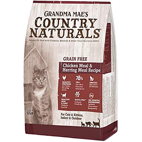 Hạt Country Natural Grain Free cho Mèo Grain Free từ gà và cá hồi - Grandma Mae's Cat Food Garé Pet Shop