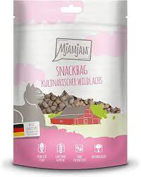 125gr - Bánh thưởng Mjamjam cho Mèo con Mèo trưởng thành hương Cá & Gà Cat & Kitten Snack bịch lớn tiết kiệm nhập Đức