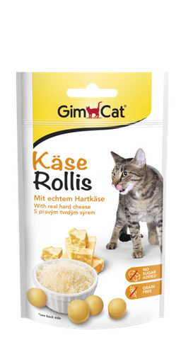 Kase Rollis Cheezies Tabs Gimcat - Snack viên phô mai giúp giảm stress cho mèo