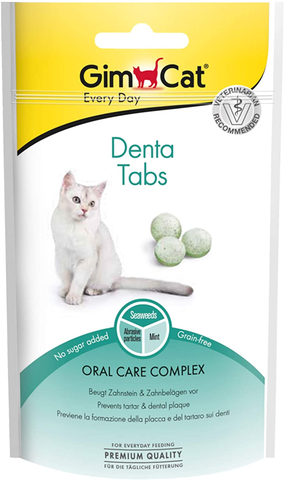 Denta Tabs Gimcat - Snack dạng viên Ngăn ngừa cao răng và mảng bám