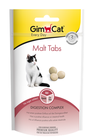 Malt Tabs Gimcat - Snack dạng viên hỗ trợ tiêu búi lông
