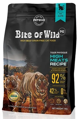 Hạt Bite Of Wild P42 3 loại topping cho Mèo mọi độ tuổi