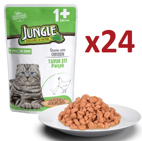 Gói 100gr - Pate Jungle cho Mèo