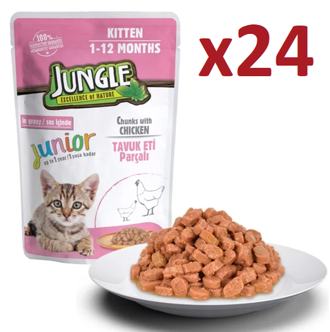 Gói 100gr - Pate Jungle cho Mèo