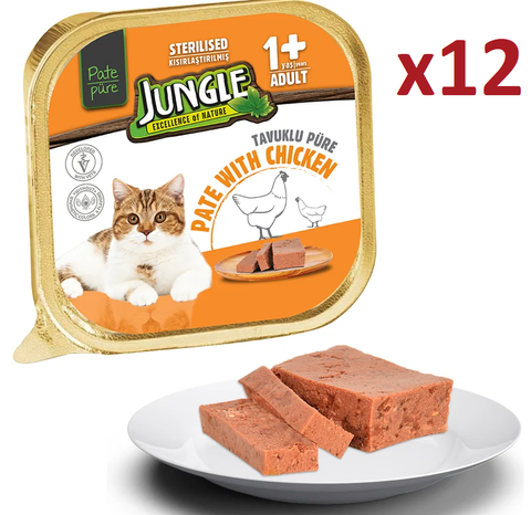 Lon 100gr - Pate Jungle cho Mèo