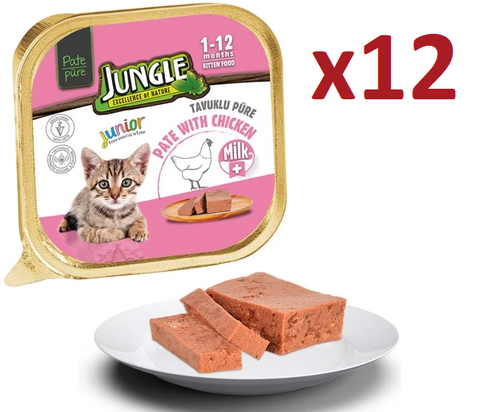 Lon 100gr - Pate Jungle cho Mèo