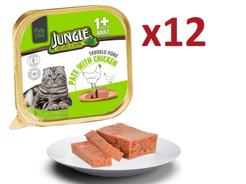Lon 100gr - Pate Jungle cho Mèo