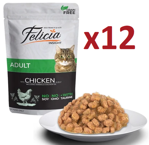 85gr Pate gói Felicia cho Mèo