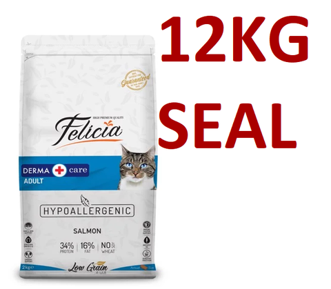 Hạt Felicia Derma Adult Cat Salmon hỗ trợ lông và da cho mèo lớn