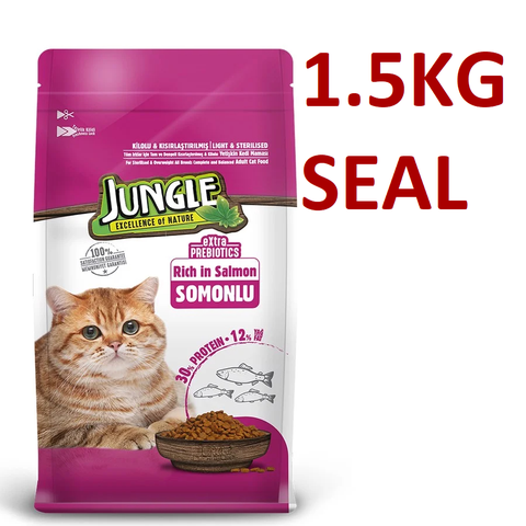 Hạt Jungle Sterilised Salmon cho mèo triệt sản