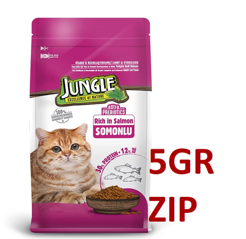 Hạt Jungle Sterilised Salmon cho mèo triệt sản