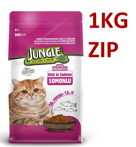 Hạt Jungle Sterilised Salmon cho mèo triệt sản