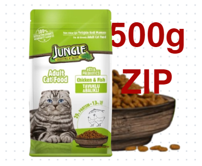 Hạt Jungle Adult Cat Chicken & Fish cho mèo