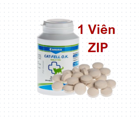 Viên Cat-Fell OK Canina Mèo đẹp da , lông