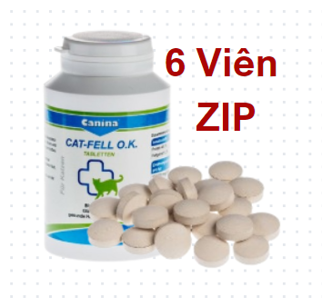 Viên Cat-Fell OK Canina Mèo đẹp da , lông