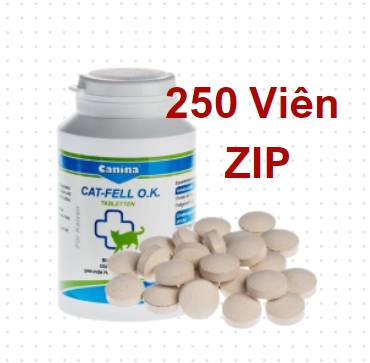Viên Cat-Fell OK Canina Mèo đẹp da , lông