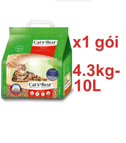 Cát gỗ Original Cat's Best - CÁT GỖ MÈO VỆ SINH HỮU CƠ VÓN CỤC KHỬ MÙI VÀ VI TRÙNG CAT'S BEST ORIGINAL