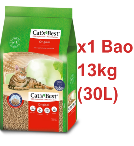Cát gỗ Original Cat's Best - CÁT GỖ MÈO VỆ SINH HỮU CƠ VÓN CỤC KHỬ MÙI VÀ VI TRÙNG CAT'S BEST ORIGINAL